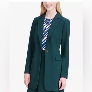 Calvin Klein Green Blazer - Size 8